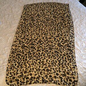 Leopard print infinity scarf